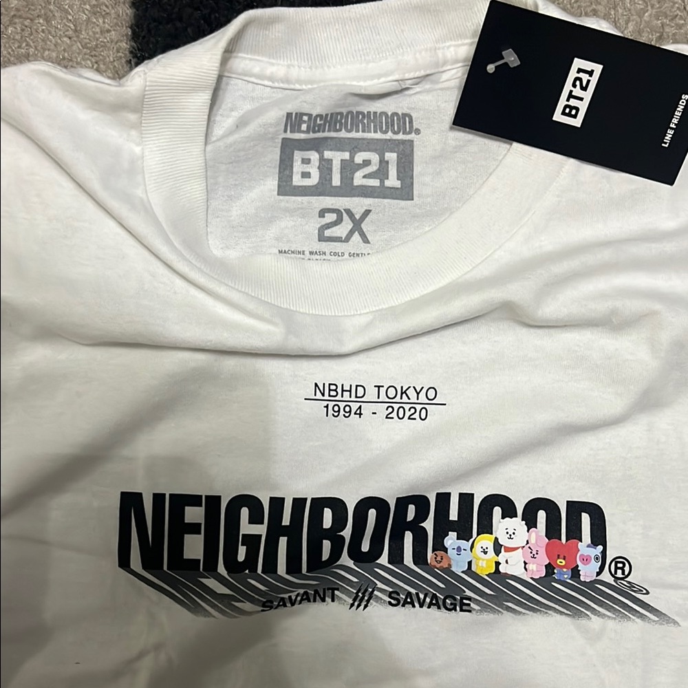Neighborhood White Long Sleeve Tee